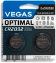 Батарейка VEGAS CR2032 літієва 2шт. Optimal - зображення 1