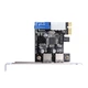 Контролер Ewell PCI-E to USB3.0 (2ext. 19pin USB header, Molex) VIA (EW081) - зображення 3