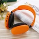 Наушники беспроводные Bluetooth Macaron P9 PRO оранжево-черный с MP3 с плеером - изображение 4