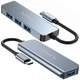 USB Type-C Hub, концентратор для ноутбука Addap UH-06, Хаб на 4 порта (7778) - изображение 2