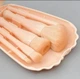 Набор кистей для макияжа Seashell персик 5шт в дорогу с зеркалом - изображение 3