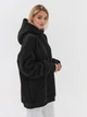 Худи теплое оверсайз женское Ray Oversize U0404W XXS/XS Black (RAY2000000039343) - изображение 2