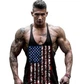 Спортивные майки USA Black 383 L Черный - изображение 3
