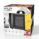 Тепловентилятор керамический металлический Adler AD 7740 Yellow напольный электрический обогреватель на 3 кВт для дома дачи и гаража 3 режима мощности - изображение 6