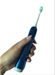 Электрическая зубная щетка со сменными насадками Gemei GM 907 electric toothbrush 5 режимов синяя - изображение 2