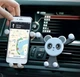 Автомобильный держатель для телефона медведь, Bear Серебристый - изображение 3