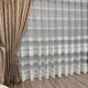 Молочный фатиновый тюль №80460 TG Home с густой вышивкой - изображение 2