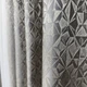 Шикарные готовые шторы Ромб TG Home из жаккардовой ткани Серый - изображение 6
