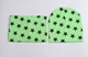 Набір Bape шапка і шарф снуд салатовий з чорними зірочками 46/54 см (setsc - 267) - зображення 3