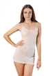 Нічна сорочка жіноча з сіточки Felisiya Lingerie Айворі 136-004 S - зображення 5