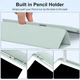 Силиконовый чехол обложка + Pencil Holder BBM1 для iPad 10.2" 2019/2020/2021 Светло-зеленый - изображение 4