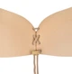 Невидимый бюстгальтер fly bra на шнуровке женский А бежевый - изображение 3