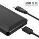 Портативный внешний жесткий диск 1 ТБ USB 3.0 UnionSine-HD2513 Data Pocket black 1TB - изображение 3