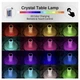 Настільна лампа нічник Роза з пультом RGB Crystal Rose - изображение 8