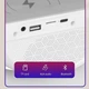 Настольная смарт лампа ночник RGB G-Smart 4в1 с беспроводной зарядкой 15W и Bluetooth колонкой 5W, часы с будильником, белый (D-2019091307) - изображение 4