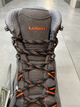 Ботинки трекинговые Lowa Explorer Gtx Mid 41.5 р, Grey/ flame (серый/оранжевый), туристические ботинки - изображение 8