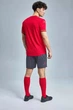 Комплект футбольной формы Kelme SEGOVIA красно-серый XS 8351ZB1158.9667 - изображение 2