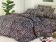 Комплект Постільної Білизни Vital-Textile Півтораспальний 150 х 220 см 3D Преміум Бязь Чорний Екзотичний Комфорт (BP1.5-2671) - зображення 1