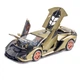 Машинка коллекционная Lamborghini Sian металлическая моделька игрушка спорткар 21 см Оливковый (9612605) - изображение 2
