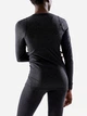 Комплект термобелья женский зимний спортивный Craft Core Wool Merino Set 1909710 S Черный (7318573430913) - изображение 2