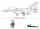 Детский конструктор Sluban Военный самолет 521 деталь (33-7-M38-B0891) - изображение 4