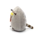 Набор мягких игрушек S&T Pusheen cat с Пончиком и с Чипсом в лапках 18х15 см Серый (vol-9979) - изображение 4