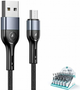 Kabel Usams U55 2 A USB Type-A na micro-USB 1 m Czarny (SJ450USBSG01) (6958444912998) - obraz 1