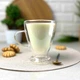 Конусная стеклянная чашка 300 мл с двойными стенками Cappuccino, чашки с двойным дном - изображение 1