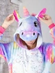 Піжама кігурумі Kigurumi Жіноча Єдиноріг Іскорка Різнобарвний розмір S 145-155 см (100741) - зображення 9
