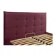 Ліжко MonicaDesign Missoni Standart 120x190 темно-рожевий - зображення 3