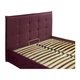 Ліжко MonicaDesign Missoni Standart 120x190 темно-рожевий - зображення 4
