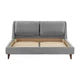 Ліжко BeatriceDesign Standart Wood на дерев'яних ніжках 160x190 сірий - зображення 2