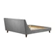 Ліжко BeatriceDesign Standart Wood на дерев'яних ніжках 160x190 сірий - зображення 4