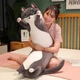 М'яка іграшка обіймашка Кіт батон 150 см My Kigu Сірий (9009) - зображення 2