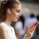 Беспроводные Bluetooth наушники для iPhone/Android Baseus Encok True Wireless TWS Earphones W3 White - изображение 8