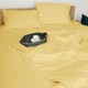 Простирадло на резинці дитяче Поплін Soft yellow Жовтий 70*190 см висота 10 см - зображення 3
