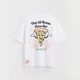 Футболка хлопковая длинная мужская H&M 1034065_пица L Белая (KZ2000001426326) - изображение 2