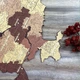 Великий Фігурний Дерев'яний Пазл Woods Story Карта України Капучіно XL - зображення 9