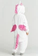 Пижама кигуруми Kigurumi Единорог для девочек Белый с розовым на рост 130-144 см (200841) - изображение 2