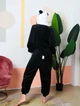Пижама кигуруми Kigurumi Женская Грустная Панда Аниме Черно-белый размер S 145-155 см (101641) - изображение 3