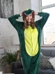 Пижама Кигуруми My Kigu Женская Дракон Динозавр Зеленый Размер M 155-165 см (102341) - изображение 6
