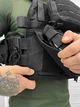 Тактическая плитоноска из Cordura 1000D с системой быстрого сброса подсумками Black - изображение 5