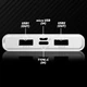 УМБ Andowl Q-CD555Х1 Power Bank 15000 mAh Зовнішній акумулятор (повер банк, портативна батарея) + Подарунок USB-лампочка Чорно-білий - зображення 6