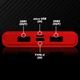 УМБ Andowl Q-CD555Х1 Power Bank 15000 mAh Зовнішній акумулятор (повер банк, портативна батарея) Italy + Подарунок USB-лампочка Чорно-червоний - зображення 6