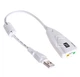 Звукова карта Ewell USB C-Media 7.1 Channel, white (EW132) - зображення 3