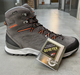 Черевики трекінгові Lowa Explorer Gtx Mid 42 р., Grey/flame (сірий/помаранчевий), легкі туристичні черевики - зображення 4