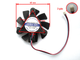 Вентилятор Jamicon для видеокарты NF24066C1HR-R (PLA07015D12HH PLA07015B12HH 7015H12C 7015M12B) 65 мм (№69) - изображение 3
