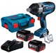 Аккумуляторный ударный гайковерт Bosch Professional GDS 18V-1050 H в L-Boxx с 2 акб GBA 5.0Аh и з/у GAL 18V-40 (06019J8522) - изображение 1