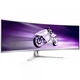 Монитор TFT 49" Philips 49M2C8900/00 OLED DQHD 240Hz 0.03ms 2хHDMI/DP/USB-C/USB-hub HAS колонки белый - изображение 2