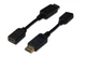Адаптер DIGITUS DisplayPort to HDMI (AM/AF) 0.15м, чорний (AK-340400-001-S) - изображение 2